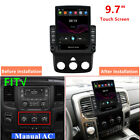 9.7'' Android Stereo Radio GPS Head Unit WiFi RDS For Dodge RAM Pickup 2013-2018