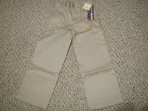 Cherokee Boys core Flat Front Pant Beige - Vintage Khaki size 4 W1 - Picture 1 of 10