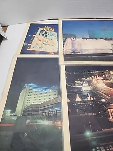 Plastic Coated 1979 Set of (4) Las Vegas Scene Place Mates America The Beautiful - Picture 1 of 12