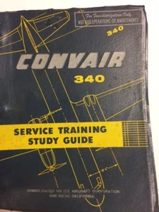 Convair 340 Original Service Training Study Guide - Bild 1 von 12