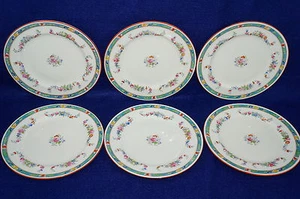 Royal Doulton Satsuma E5692- (6) Dessert or Pie Plates 7" Crazing - Picture 1 of 7