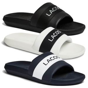 lacoste croco flip flops