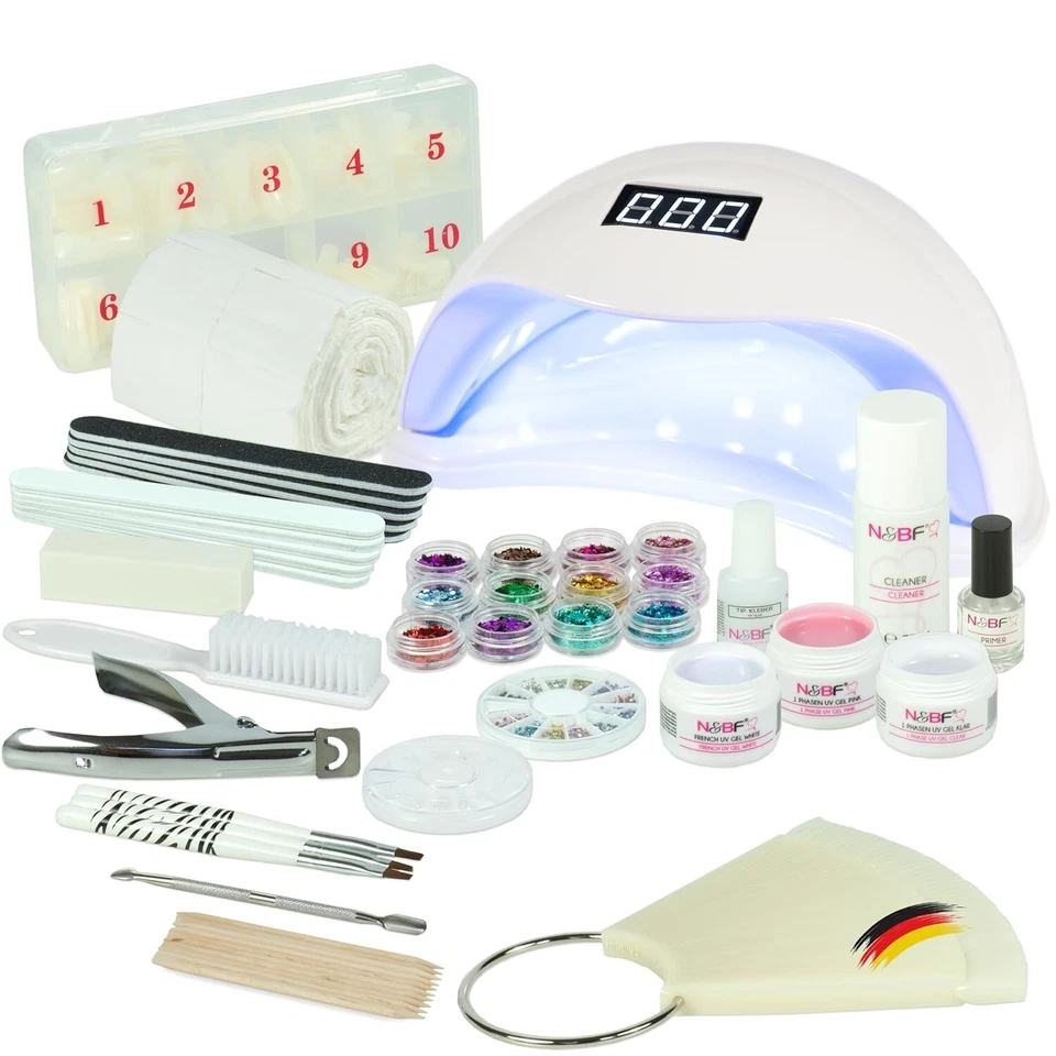 Nails Factory UV Gel Nagelstudio Starter Set - Weiß (57527509)