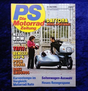 PS 5/1978 Puch Cobra 6 im Langstreckentest, Benelli 500 Quattro, DT 400, TS 400 - Bild 1 von 6