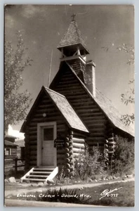 RPPC Episcopal Church Dubois Wyoming Postcard - D12 - Picture 1 of 2