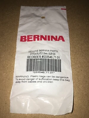 Bernina 033546.71.01 针板 ~ 完整带锁下弹簧 — 第 1/2 张图片