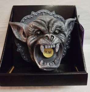 Haunted Living 7” Animated Doorbell Gargoyle Halloween Spooky New - Picture 1 of 11