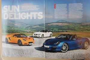 Original 2012 PORSCHE BOXSTER 2.7, LOTUS ELISE S, BMW Z4 sDRIVE mag Triple Test - Bild 1 von 1