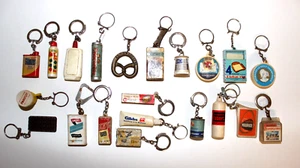 Konvolut Schlüsselanhänger Werbung 60er Jahre Vintage Porte Cles Sammlung (1675) - Bild 1 von 5