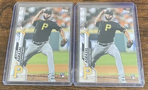 Dario Agrazal 2020 Topps Series 1 Rookie RC #322 Pittsburgh Pirates Lot (2) - Picture 1 of 1