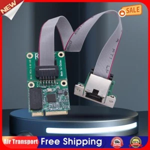 M.2 Gigabit Lan Adapter 2.5G/1000/100Mbps RJ45 Network Card (Mini PCIE NIC 2.5G) - Picture 1 of 9