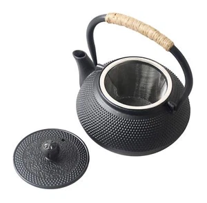 Japanische Teekanne Gusseisen mit Tee Sieb für Losen Tee 08 ltr. 4 tassen MEH... - Bild 1 von 7