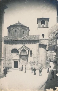 Vintage RPPC Echt Foto Postkarte Montenegro Kotor Gemeinde Kirche Menschen - Bild 1 von 5