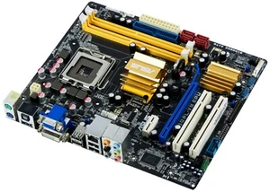 ASUS P5QPL-VM EPU S.775 DDR2 PCIe PCI SATA HDMI - Picture 1 of 3
