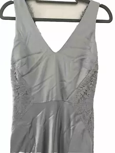 Coast Silver Fishtail Maxi prom/ bridesmaid / cocktail dress . BNWT . Size 6 - Picture 1 of 7