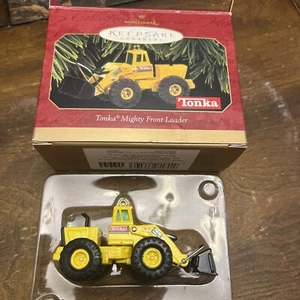 Hallmark Keepsake Ornament Tonka Mighty Front Loader - 1997 - New in Box - Picture 1 of 5