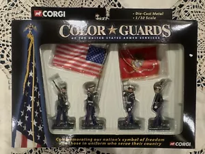 Vintage Corgi Color Guards United States Marine Corps Diecast Figures 1/32 - Picture 1 of 5