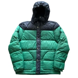 Jack Wills Mantel grün und schwarz Puffer abnehmbare Kapuze Herren Small - Bild 1 von 8