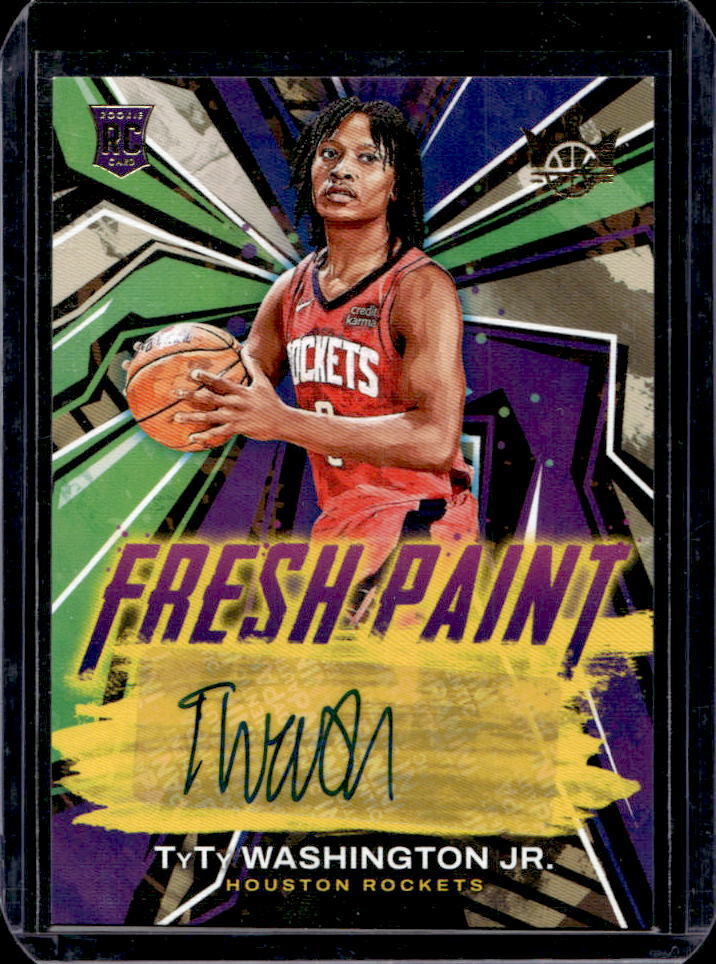 2022-23 Court Kings TyTy Washington Jr. Fresh Paint Rookie Auto RC #25/199