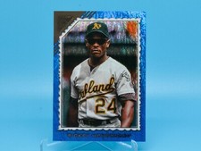 Rickey HENDERSON 2022 Topps Gallery Blue Shimmer SSP  #/50