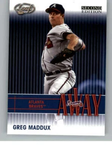 2004 Leaf Home/Away Second Edition #1A Greg Maddux A (ref 134937) - Picture 1 of 2
