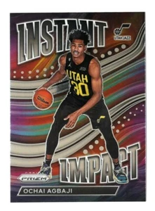 Panini Prizm Instant Impact #22 2022-23 Ochai Agbaji Utah Jazz - Imagen 1 de 3
