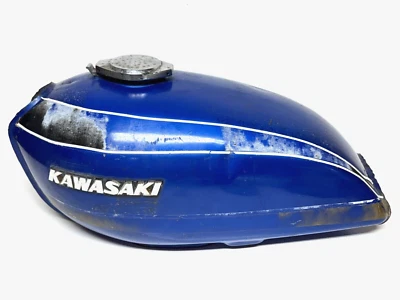 Kawasaki KZ400D 1974-75 tanque de gasolina - motocicleta combustible gasolina Foto 1 de 4