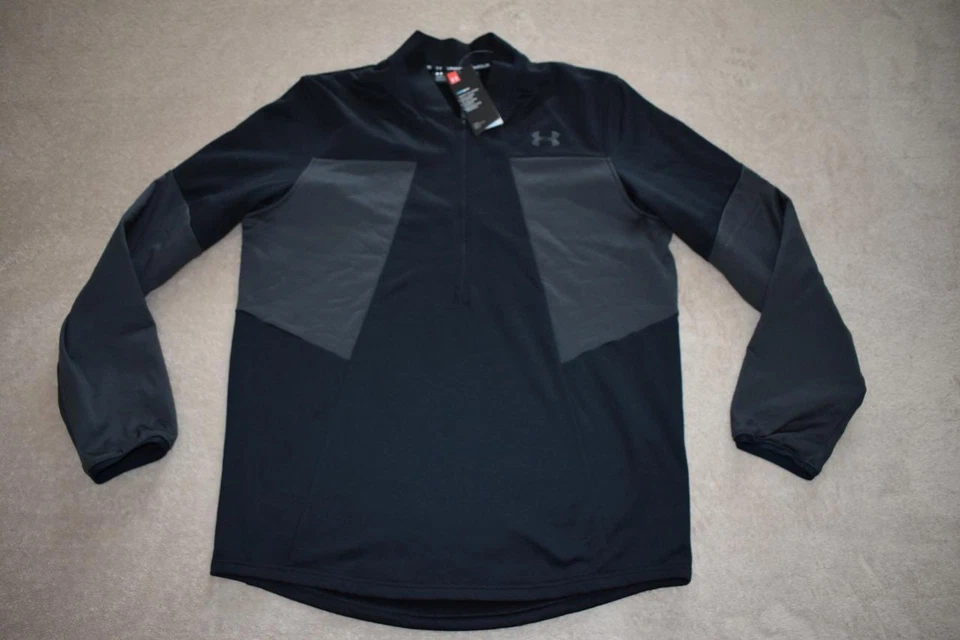 Under Armour Cold Gear 1/2 Zip Pullover Fleece Sz Large 1359146 A29