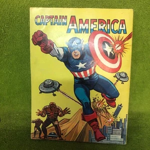 1966 Captain America Coloring Book Comic Super Hero 60's Whitman - Imagen 1 de 7