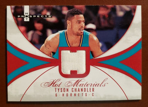 2007-08 Fleer Hot Prospects Hot Materials Tyson Chandler #HM-TC 12/25 NM-Mint +