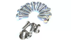 YAMAHA R1 2004-2025 FRONT + REAR BRAKE ROTOR DISC BOLT KIT TITANIUM RACE SPEC 15 - Picture 1 of 9