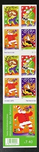 Scott #3824b, 37c Christmas Music Makers, Booklet pane of 20, Self-adhesive - Picture 1 of 2