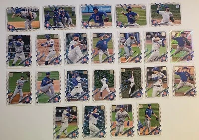 Juego de 23 cartas 2021 Topps Series 1 y 2 Chicago Cubs Gold Star Team + Hendricks SP Foto 1 de 4