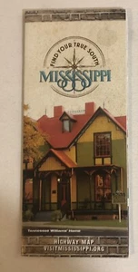 Mississippi Travel Map Fold Out Brochure Booklet Ephemera M4 - Picture 1 of 2