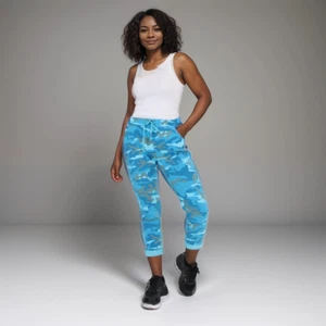 ROCKTHOSECURVES WOMENS CAMO SUPER STRETCHY TROUSERS PLUS SIZE HIGH RISE PANTS - Picture 1 of 22