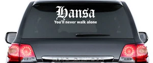 Rostock Hansa You'll never walk alone Aufkleber ca. 50 cm - Bild 1 von 1