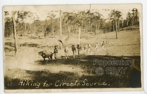 Fotografía de colección de 1916 postal RPPC HAITÍ USMC Cerca-la-Source foto de senderismo - Imagen 1 de 2