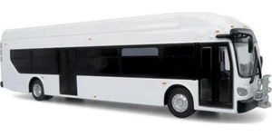2024 NFI Xcelsior XN40 Transit Bus White 1:64 Diecast Model by Iconic Replicas - Picture 1 of 4