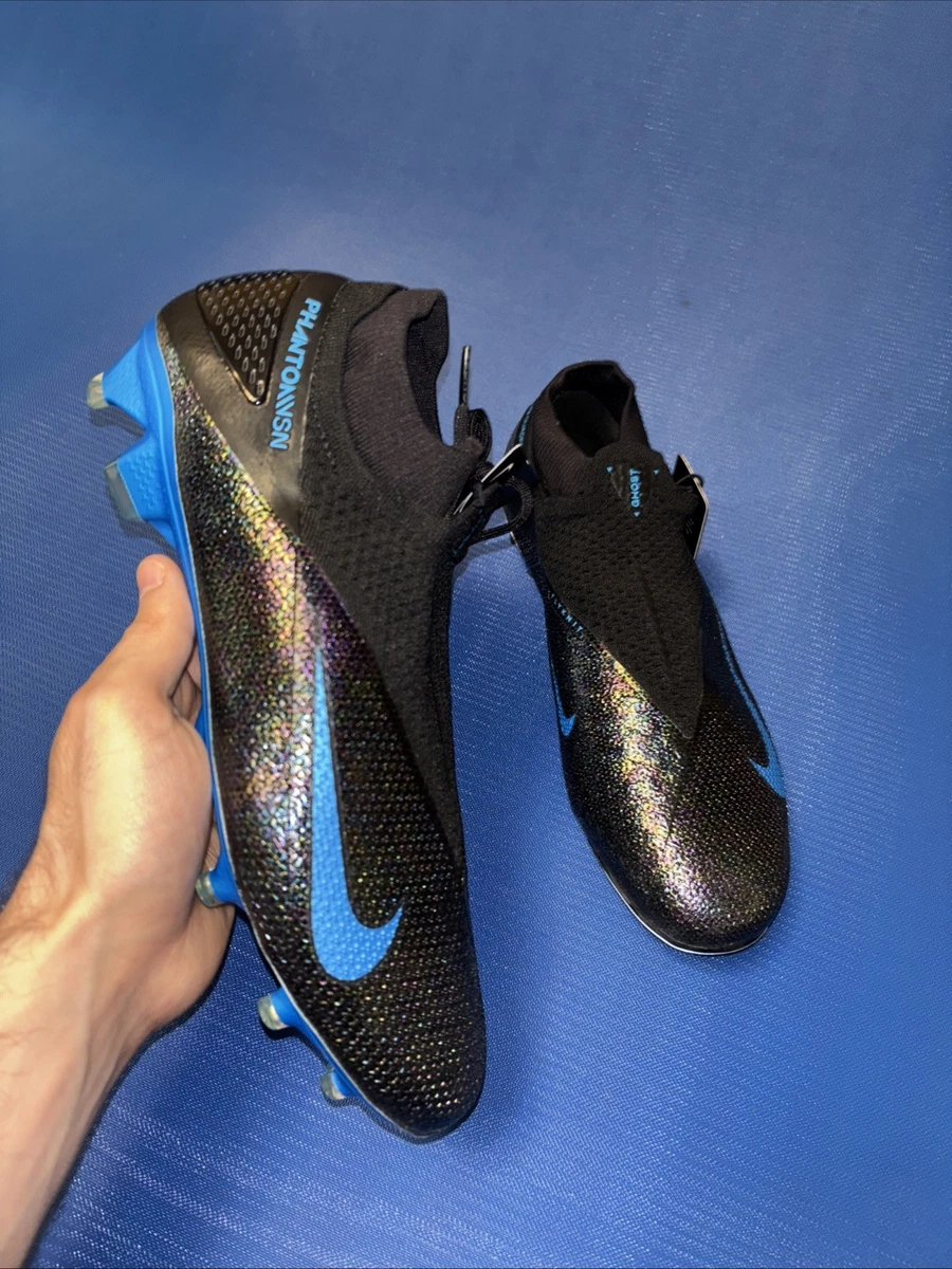 Nike Phantom Vision Elite DF FG Black Blue | eBay