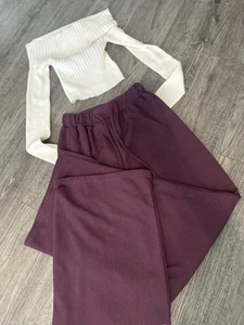 PRINCES POLLY CIDER OUTFIT WOMEN CASUAL LOUNGE SOFT XS 2 - Picture 1 of 4