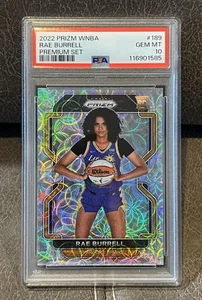 2022 Prizm WNBA Rae Burrell RC Premium Set 97/99 PSA 10 gemme ottime condizioni #189 Pop 2 - Foto 1 di 2