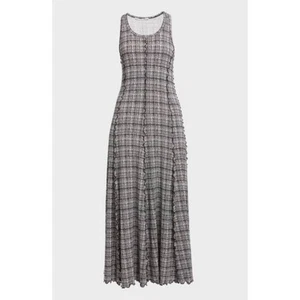 Vestido midi jersey pintado línea A Matilda marca blanca Proenza Schouler - Imagen 1 de 8