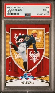 2024 Panini Crusade #8 Paul Skenes Red PSA 9 - Bild 1 von 2