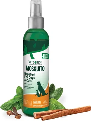 Vet’s Best Repelente de Mosquitos Natural 8 Fl Oz (Paquete de 1), Multi  Foto 1 de 4