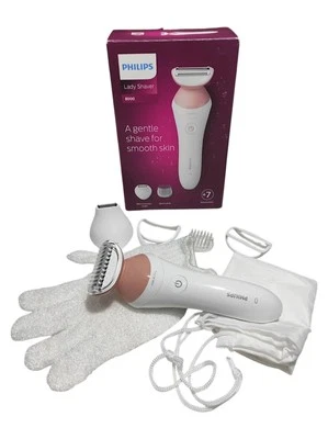 Philips Lady Shaver Series 6000 BRL146 Damenrasierer Bikini Trimmer weiß/rosa ✅ - Bild 1 von 2