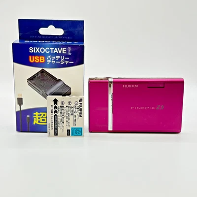 [Near MINT] FUJIFILM FINEPIX Z5fd Digital Camera 6.3MP Pink From Japan 5092202 - Image 1 of 4