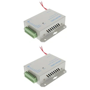 2 Pieces Access Control Power Controller 12V 3A Supply Door System - Picture 1 of 12