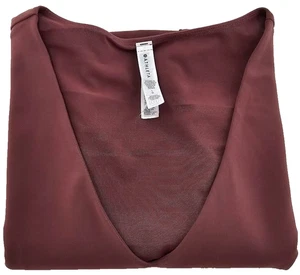 Athleta Top Women's Large Mauve Transcend Vita Free Cropped Tee Stretch Gym - Picture 1 of 7