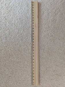 Bamboo Ruler 30cm Eco-Friendly Wooden Office Stationery - Picture 1 of 3