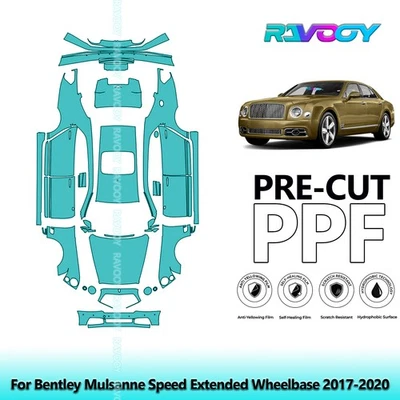 Protection Film PPF For Bentley Mulsanne Speed Extended Wheelbase 2017-2020 — 第 1/4 张图片